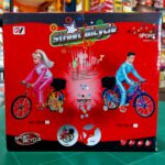 BAMBOLA CON BICICLETTA