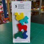 5 GOMME A FORMA DI ANIMALE IN BLISTER