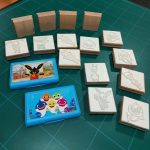 15 TIMBRINI DI BING CON INCHIOSTRO ATOSSICO