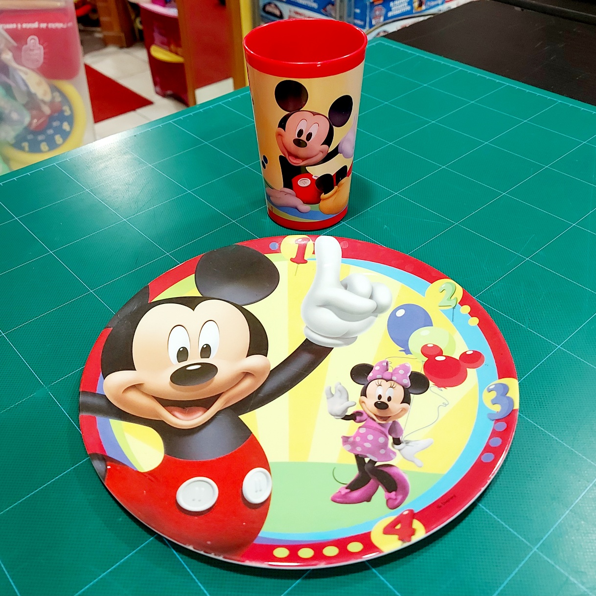 Set 3 Pezzi STOR Easy - Piatto, Ciotola E Bicchiere 260ml Con Astuccio Topolino