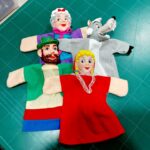 QUATTRO BURATTINI CAPPUCCETTO ROSSO