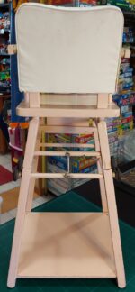 SEGGIOLONE IN LEGNO PER BAMBOLE - ROSA CHIARO - immagine 3