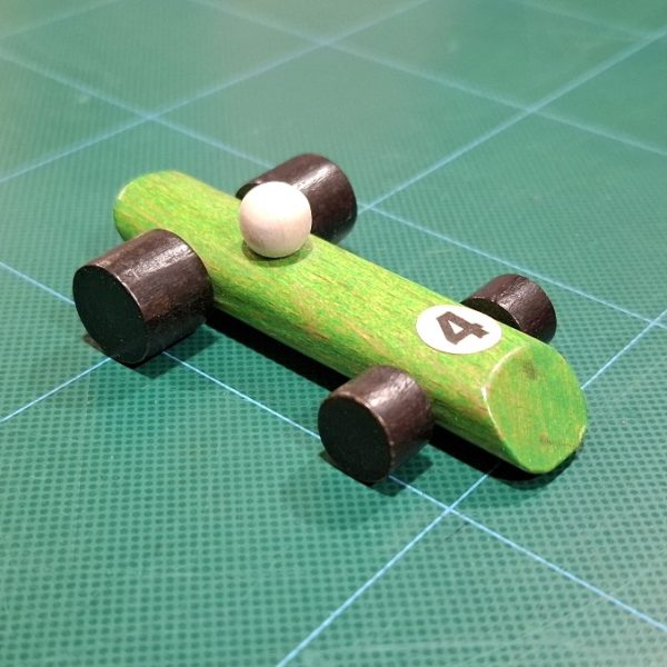 MINI AUTO DA CORSA IN LEGNO