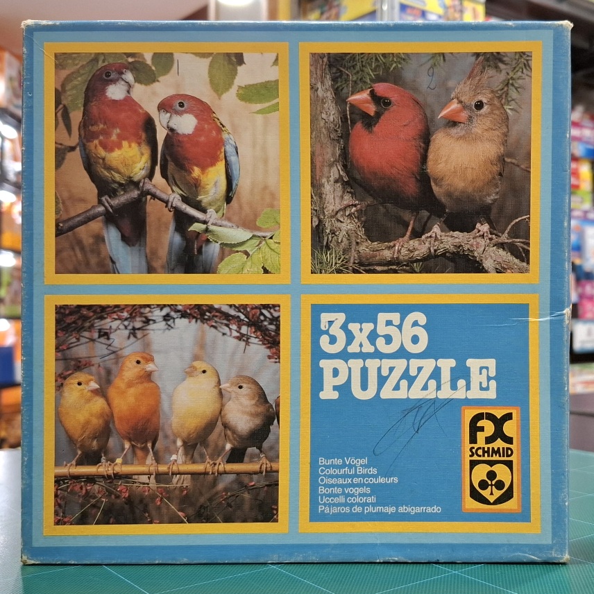 037 0 268 3x56 PUZZLE - UCCELLI COLORATI - immagine 1